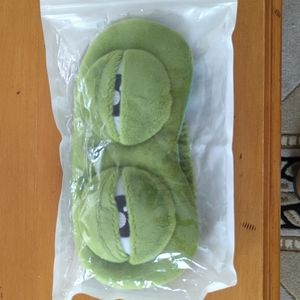 Pepe the frog meme sleep mask